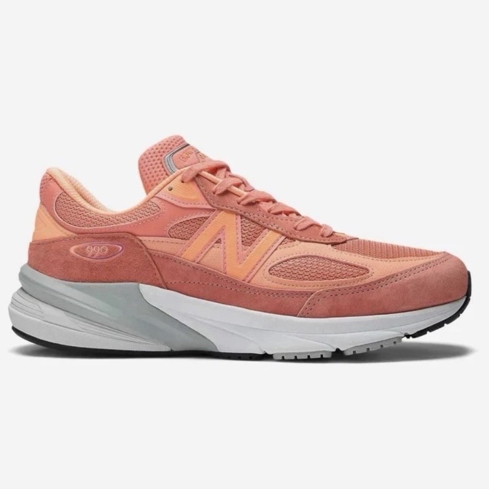 New Balance 990v6 Made in USA Salmon U990SR6 Men's 9.5D Sunrise Sneakers Shoes